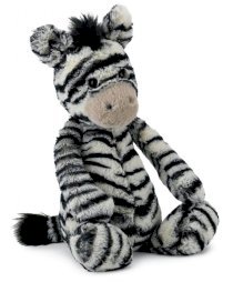 Jellycat Bashful Zebra, Medium - 12"