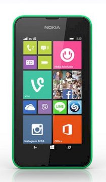 Nokia Lumia 530 Dual SIM (RM-1019) Bright Green
