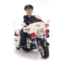 Kid Motorz Police Motorcycle 12-Volt Battery-Powered Ride-On