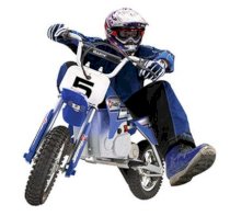 Razor MX350 Dirt Rocket Electric Motocross Bike, Blue