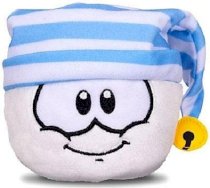 Disney Club Penguin 4 Inch Series 11 Plush Puffle White with Striped Cap Includes Coin with Code