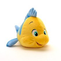 Disney The Little Mermaid: Flounder Plush 10'' 