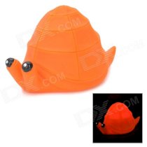 Funny Floating Snail LED Flashing Bath Toy for Children - Yellow (2 x LR626)