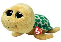 Ty Beanie Boos Pokey - Yellow Turtle Small Plush