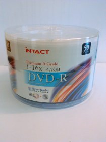 Intact DVD -R Silver Inkjet Printable 16X