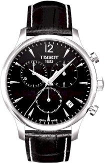 Đồng hồ Tissot T063.617.36.037.00 Black - Dây da cao cấp