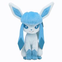 Pokémon Center Original Plush Doll Sitting Trick Pose Glaceon