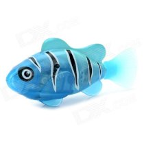 Silverlit Electric Water Activated Magical Fish Toy w/ LED Light - Blue