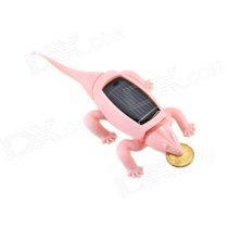 CHEERLINK Solar Sending Gold Chameleon / Children's Toys / Educational Toys - Pink + Golden