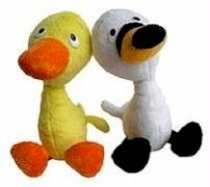 9" Duck & Goose Doll Plush Pair From The Book By Tad Hills 