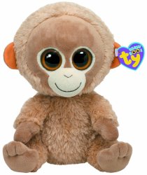 Ty Beanie Boo Buddy Tangerine Orangutan