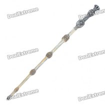 HP7 Harry Potter and the Deathly Hallows - Dumbledore Resin Magic Wand w/ Blue Light LED (4 x 377)