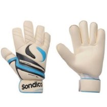 Sondico Legend Academy Goal Keeping Gloves White/Blk/Cyan