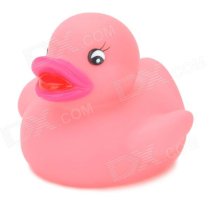 XY003 Funny Floating Duck Bath Bathing Toy for Baby / Kid - Pink