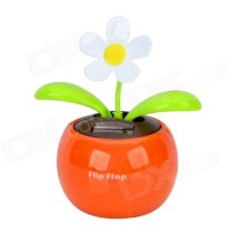 B1 Decorative Plastic Apple Planted Flower - Orange + Green + Multicolored