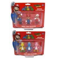 Super Mario Brothers 2-Inch Mini Figure Bundle