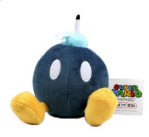 5" Official Sanei Bob-omb Soft Stuffed Plush Super Mario Plush Series Plush Doll Japanese Import