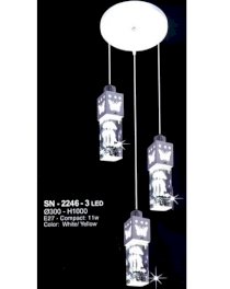 Đèn thả 3 bóng có led Sano SN - 2246 - 3