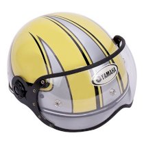 Mũ bảo hiểm nửa đầu Yamaha 221H màu vàng (tem CR)