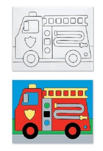 Canvas Creations - Fire Truck