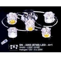 Đèn chùm cao cấp Sano SN-2203 (8748) Led - 4+1