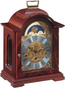 Hermle Debden Mahogany Finsih Mantel Clock - 22864-070340
