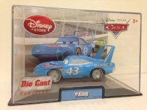 Authentic Disney Store Movie Exclusive Pixar Cars 148 Die Cast Car Vehicle in Plastic Display Case - King