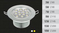 Đèn lon Led mắt ếch Minh Đức MĐ-08 (18W-Φ200)