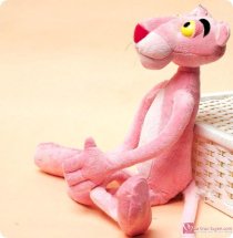 Báo hồng nhồi bông Pink Panther size S