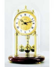 Lustre Mahogany Wood Base Anniversary Clock 82481-072300