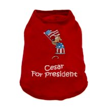Cesar for President Dog Harness Shirt