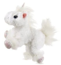 Lil' Kinz Unicorn little white unicorn Webkinz