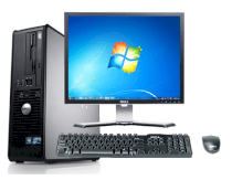 Dell optilex 755 Pro (Intel Core 2 Quad Q9400 2.66GHz, RAM 3GB, HDD 160GB, DVD-RW, VGA Onboard, PC DOS, không kèm theo màn hình)