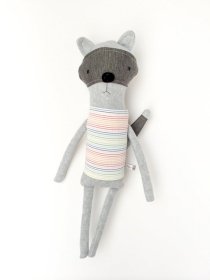 Plush Raccoon Friend- Finkelstein's Center Handmade Creature