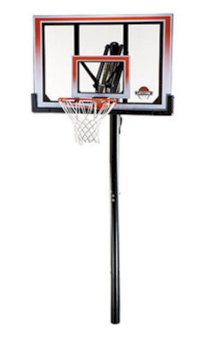 Lifetime 71799 50'' Square Shatter Guard In-Ground Basketball System
