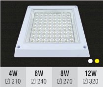 Led mâm nổi vuông Minh Đức MĐ-43 (4W)