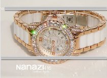 Đồng hồ đeo tay nữ đính hạt pha lê cao cấp DHNN 01