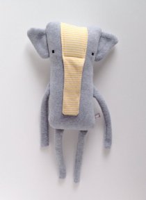 Plush Elephant Friend- Finkelstein's Center Handmade Creature