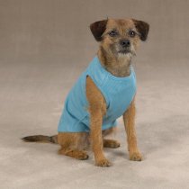 Casual Canine Basic Ribbed Dog Tank Top - Air Blue