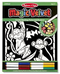 Magic Velvet Posters: Jungle - ON the GO Travel Activity