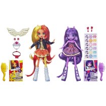 My Little Pony Equestria Girls Sunset Shimmer and Twilight Sparkle Figures