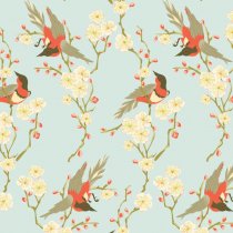 Birds & Flowers Gift Wrap