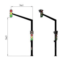 Cột đèn giao thông Aplico AP-01-DGT