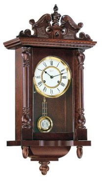 Hermle Walnut Finish Piccadily Wall Clock - 70091-030141
