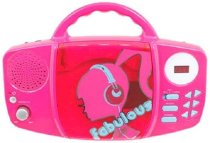 Barbie Fabulous Sing Along CD Player - Pink