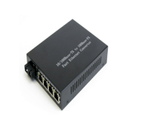 Media Converter 4 cổng Ethernet 10/100M 1310nm SM 20Km LC (YT-8110SA-14-20)