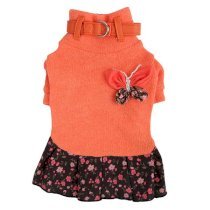 Bounty Dog Dress by Pinkaholic - Orange