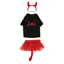 Casual Canine Lil Devil Dog Skirt Set