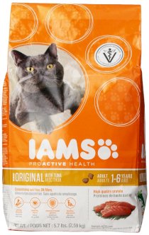 Iams ProActive Health Adult Original Tuna Premium Cat Nutrition Food, 5.7-Pound