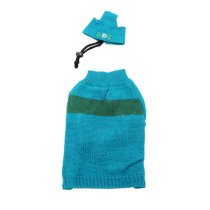 Ski Dog Sweater by Dogo - Blue & Green
